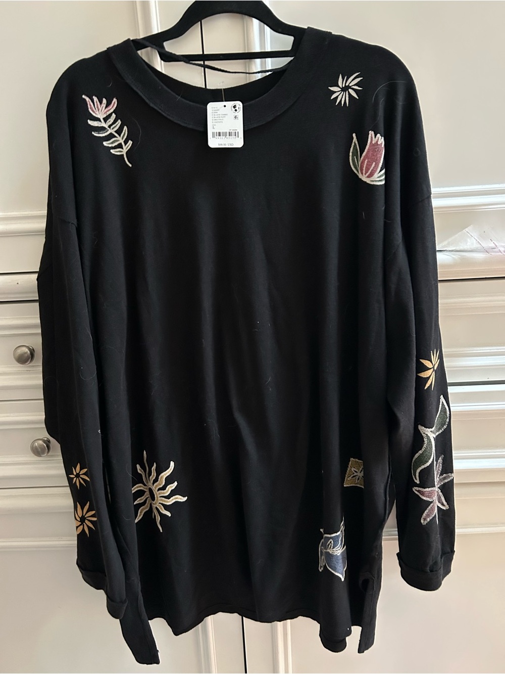 NWT We the Free Never Leaf Me tee in black - Picture 3 of 5